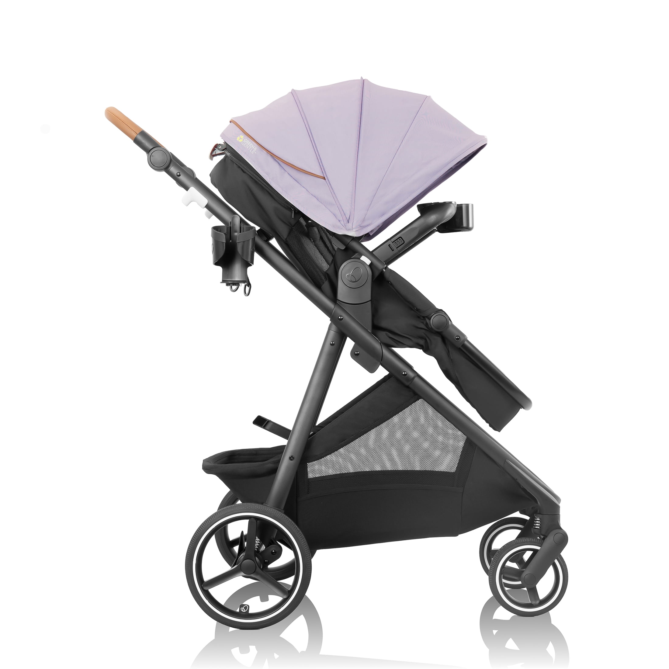 Evenflo Shyft Intuiti+ Stroller with Green & Gentle Fabric (Weight 3-55 lbs)