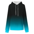 thumbnail image 3 of DPTALR Women's Casual Fall And Winter Long-Sleeved Printed Hooded Tops Sweatshirt, 3 of 4