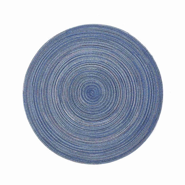Clearance! Placemats Washable Woven Vinyl Placemats For Dining Table Easy To Clean Plastic Placemats Dining Table Set Daily Deal Returned Pallets #46