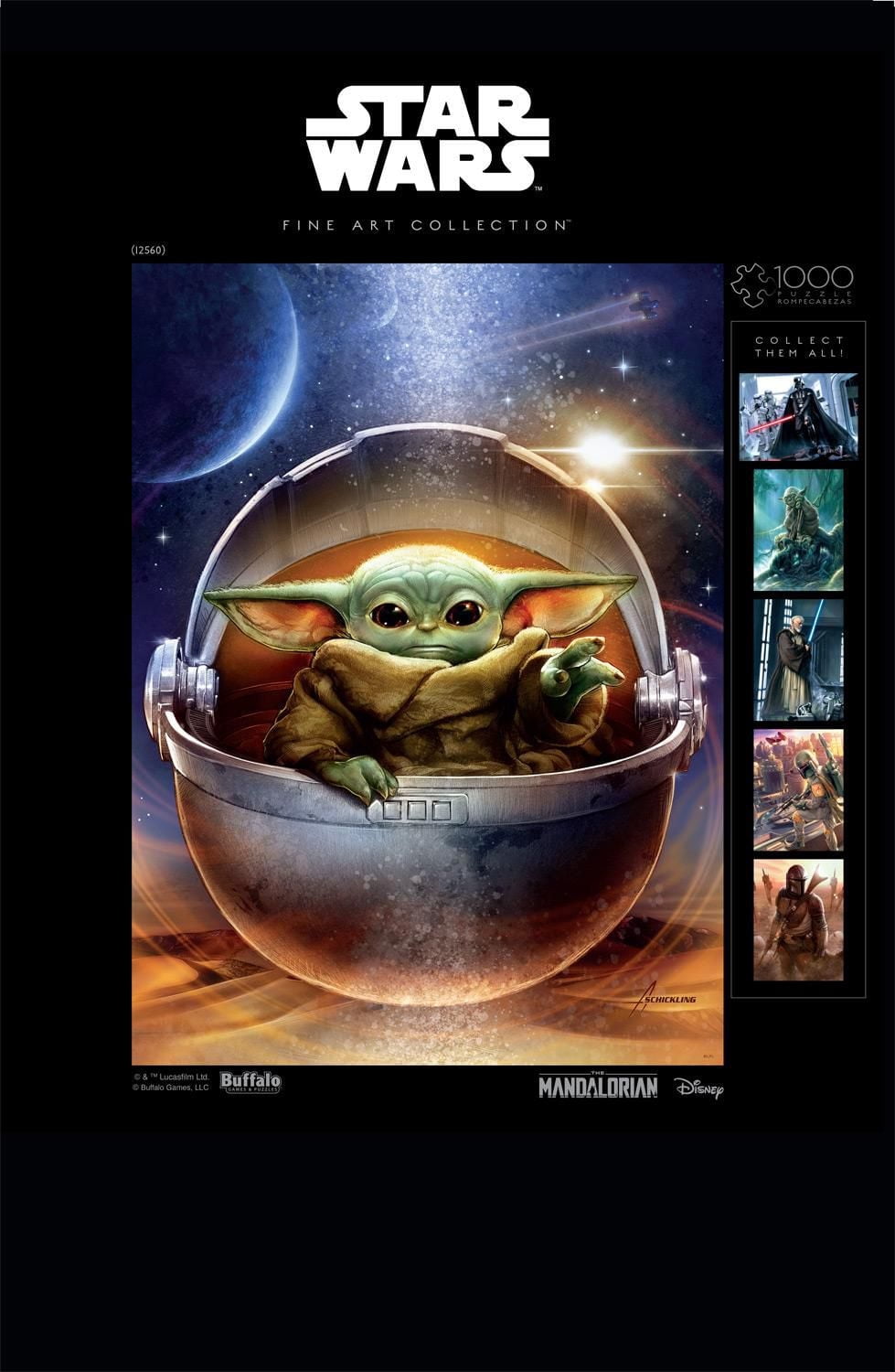 Buffalo Games - Le puzzle Star Wars - Galactic Child - en 1000 pièces