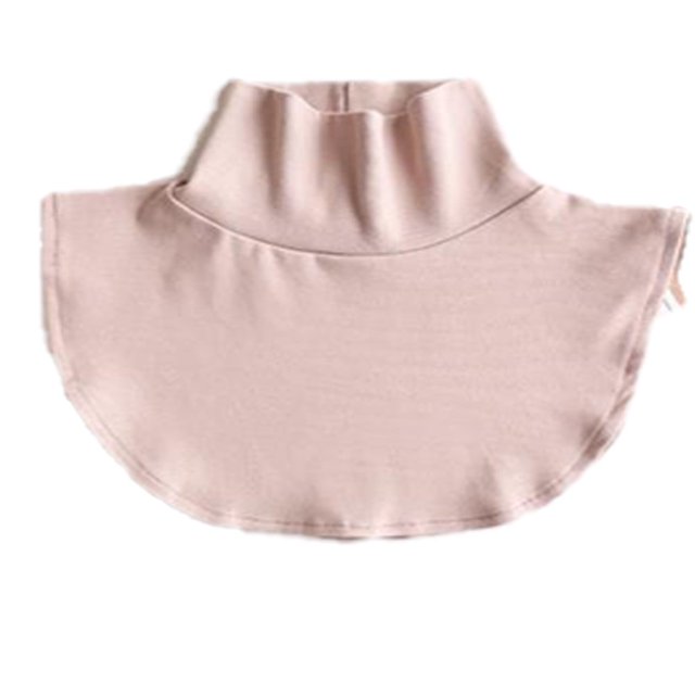 MesaSe Les Faux Cols pour Femmes à Rayures/col Roulé Solide Portent une Taille Extérieure Ou en Pull Blanc
