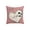 D, variant on Valentine's Day Pillowcase with Linen Print for Sofa and Bed Soft Fabric, Moisture Absorbent, Invisible Zipper, Holiday Gift for Couples Home Decor