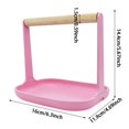 thumbnail image 3 of Desktop Play Stand Interactive Bird Toy with Chewing Ladder for Small Parrots and Pet Birds, 3 of 4