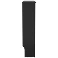 thumbnail image 2 of vidaXL Housse de Radiateur MDF Noir 78 cm, 2 of 5