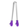 thumbnail image 1 of Feltree Stainless Steel Silicone Clamps Mini Ice Cubes Coffee Cubes Sugar Clips Food Clips, 1 of 6