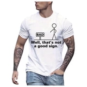 LUOGENLI Male T-shirts for Mens Men's Oversized Vintage T Shirts Casual Hop Tops 4xlt Mens T-shirts Graphic Tees Summer Clothes Tee T-shirts Mens White Valentines White XL