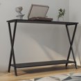 thumbnail image 2 of Console Table 33.5" – Narrow Entryway Table with Metal Frame, Sofa Table for Behind Couch, Hallway or Living Room Accent Display, 2 of 7