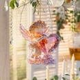 thumbnail image 1 of Uscallm Day Series Acrylic Keychain Ornament For Car Rearview Mirror Backpack Luggage Purse Keys Durable Crystal Clear Acrylic Charm Decoration, 1 of 2