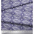 thumbnail image 3 of Soimoi Poly Georgette Fabric Geometric Block Fabric Prints by Yard 52 Inch Wide, 3 of 3