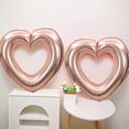 thumbnail image 4 of PEONAVET 33 Inch Large Hollow Balloons Valentine's Day Birthday Party Decoration Shooting Props Bright Surfaces Can Be Connected In Series, 4 of 6
