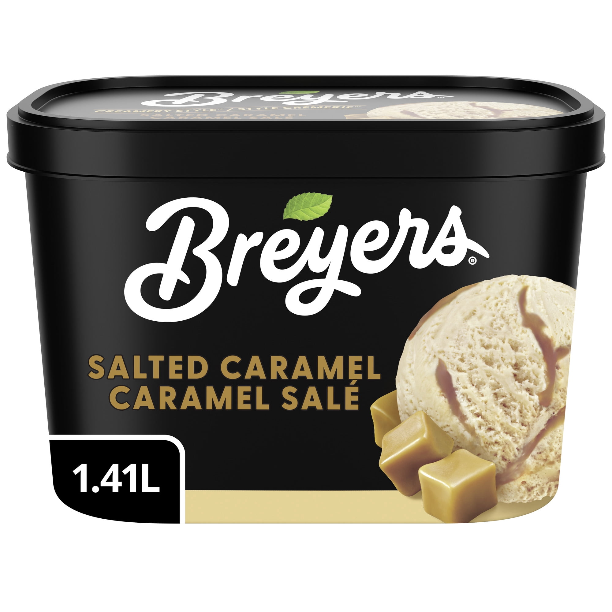 Breyers Creamery Style Salted Caramel Light Ice Cream, 1.41 L