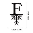 thumbnail image 1 of Spider Halloween Decoration Hang Tag Set with 26 Iron Letters 5.3 cm x 9 cm, Black Rope Included, 1 of 4