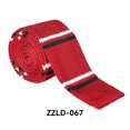 thumbnail image 4 of Men'S Skinny Tie Thin Slim Solid Formal Knitted Necktie, 4 of 9