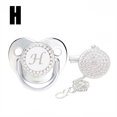 thumbnail image 2 of XZNGL Baby Pacifier 26 Letter Name Initial Clip Silicone Infant Nipple Bling Newborn Pacifier, 2 of 9
