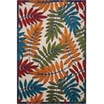 thumbnail image 1 of Home Roots Outdoor Tapis à Feuilles Multicolores, 6 Pieds x 9 Pieds, 100 % Polypropylène, 1 Unité, 1 of 1