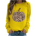 thumbnail image 2 of 2023 Chandail de Mode pour Femmes Rabais de 50 % Liquidation Mode Décontractée Manches Longues Col Rond Imprimé Chandail pour Dames Hauts Blouse, 2 of 4