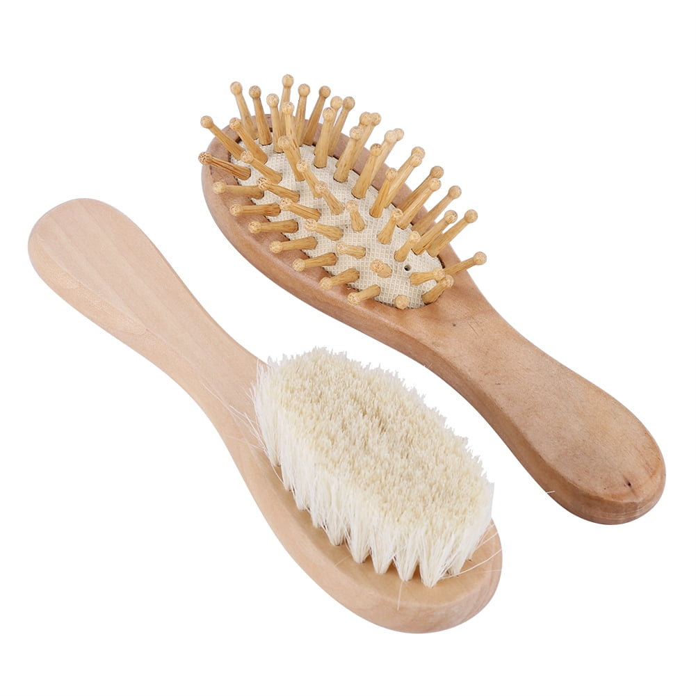 Premium Baby Hair Brush And Comb Set, Round BodyComfortable Baby Hair Brush, For Infants Newborns