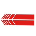 thumbnail image 1 of Car Exterior Accessories ,2 Pcs Car Rearview Mirror Stickers Safety Simple Car Reflective Stickers for Doors Covers Window, 1 of 8