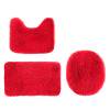 thumbnail image 1 of Lksixu 3 Pcs Bathroom Rugs Set, Shaggy Faux Fur Plush Bath Mats with Toilet Lid Cover and U-Shape Toilet Rug, Non-Slip Rubber Backing Floor Mat Absorbent and Quick Dry Shower Mat for Tub and Floor, 1 of 8