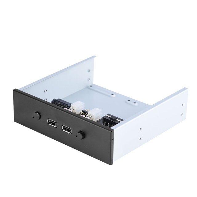 Interrupteur d'Alimentation HDD, 6 Sorties d'Alimentation Auto-Verrouillable Interrupteur d'Alimentation à Disque Dur avec Vis pour Ordinateur de Bureau