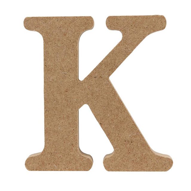 Lovely English Letter Shape Statue Decor Handmade Good Carved MDF Statue Model for Home