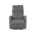 thumbnail image 3 of K-Living Zoya Glider Recliner Fabric Chair in Colony Graphite, 3 of 3