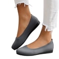 thumbnail image 3 of Kcodviy Chaussures Respirantes Unies pour Femmes, Décontractées, à Enfiler, Tricotées, Bout Rond, Plates, pour Femmes, Chaussures d'Été Décontractées, Chaussures Décontractées Confortables, 3 of 8
