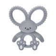 thumbnail image 1 of Dr. Brown's Flexees Bunny Long Limbed Silicone Teether Gray, 1 of 4