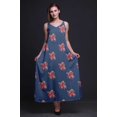 thumbnail image 2 of Bimba Rayon Floral Womens Adjustable Spaghetti Strap Long Maxi Print Dress Bohemian-Large, 2 of 5