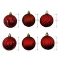 thumbnail image 3 of Décorations incassables Holiday Time (24 unités, rouge), 3 of 4