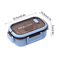 thumbnail image 3 of Meitianfacai Bento Box for School, Lunch Box for Kids, Portable Plastic Partition Integrated Lunch Box Multifunctional Light Food Bento Box on Clearance, 3 of 6