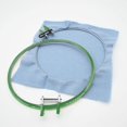 thumbnail image 2 of Cadre de Support de Ressort pour Broderie, Point de Croix, Cadre de Tension, Fournitures d'Affichage DIY pour Adultes, Vert, 2 of 9