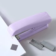 TopLLC Home Office Furniture Detachable Macaron Colored Stapler Labor-saving Stapler Convenient For Student Office Multifunctional Stapler Stationery ABS stapler