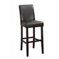 thumbnail image 1 of Coaster 29" Faux Leather Contemporary Bar Stool in Dark Brown, 1 of 2