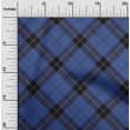 thumbnail image 1 of oneOone Cotton Poplin Fabric Tartan Check Printed Craft Fabric BTY 56 Inch Wide, 1 of 4