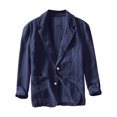 thumbnail image 4 of Blazer pour Femmes, Veste Décontractée Unie à Manches Longues, Manteau de Travail en Polyester à devant Ouvert, Longueur Régulière, 4 of 7