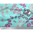 thumbnail image 2 of Soimoi Moss Georgette Fabric Artistic Flower Printed Craft Fabric by the Yard 42 Inch Wide, 2 of 3
