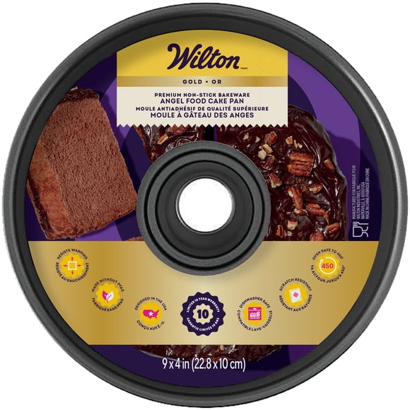 Wilton Gold Bakeware Non-Stick Angel Food Pan