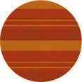thumbnail image 1 of Ahgly Company Tapis d'Intérieur Ronds Transitionnels Lavables à la Machine Orange Rouge Orange, 8 Pieds Rond, 1 of 7