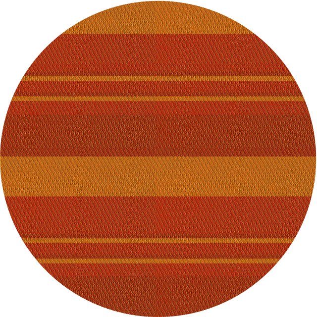 Ahgly Company Tapis d'Intérieur Ronds Transitionnels Lavables à la Machine Orange Rouge Orange, 8 Pieds Rond