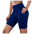 thumbnail image 1 of Timegard Plus Size Shorts for Women Running Ruched Comfy Shorts Casual Workout Shorts Elastic Waist, 1 of 6