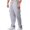 Grey, variant on Mens Fashion Joggers Sports Elastic Waist Pockets Pants Sweatpants Trousers Mens Long Pants Solid Color