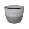 thumbnail image 1 of Cache-pot Mainstays gris Newton 8 pouces - Résine recyclée, rond, 1 of 5