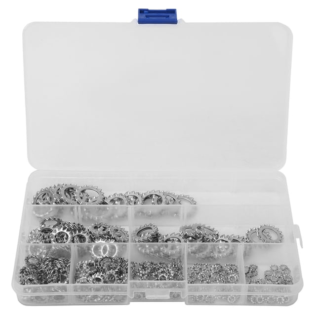 Lock Washer Assortment Set, Flat Washer Set, Anti-Loose Stainless Steel 300pcs Maintenance Staff Artisan Repairing Home For Fixing Components