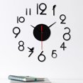 thumbnail image 3 of 3D Frameless Wall Clock, Silent Diy Wall Clock Number Wall Stickers Home Decor, 3 of 9