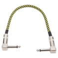 thumbnail image 1 of 11.8in Instrument Instrument Cable Guitar Cable Cable  Copper Pedal Cable Patch Leads with  Manufacturing Quality and Ultra Low Capacitance, 1 of 8
