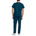 thumbnail image 4 of Adar Mens Medical Scrubs Set Medical Uniforms - Roomy Fit (30 Colors), 4 of 7