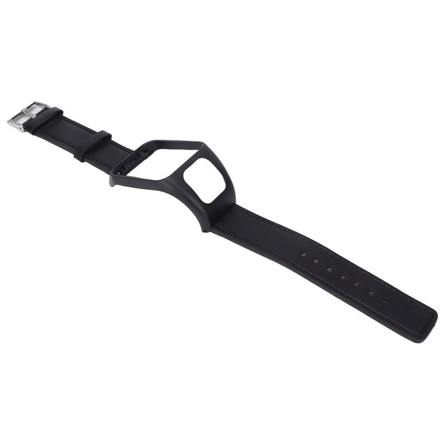 Bracelet de Montre Rétro en Cuir pour TOMTOM Runner3 Adventurer Noir