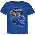 thumbnail image 1 of Cars - T-Shirt Trouble Juvénile Here Comes, 1 of 1