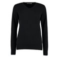 thumbnail image 1 of Kustom Kit Womens Arundel V Neck Long-Sleeved Sweater Top, 1 of 2
